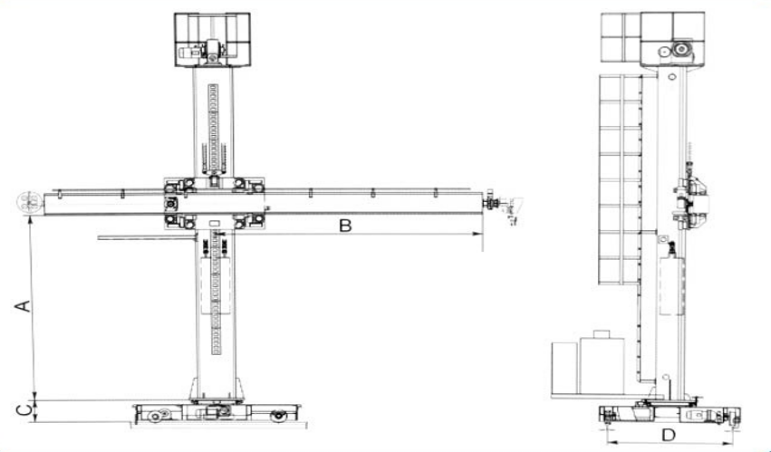 Diagram of the Welding Manipulator Structure