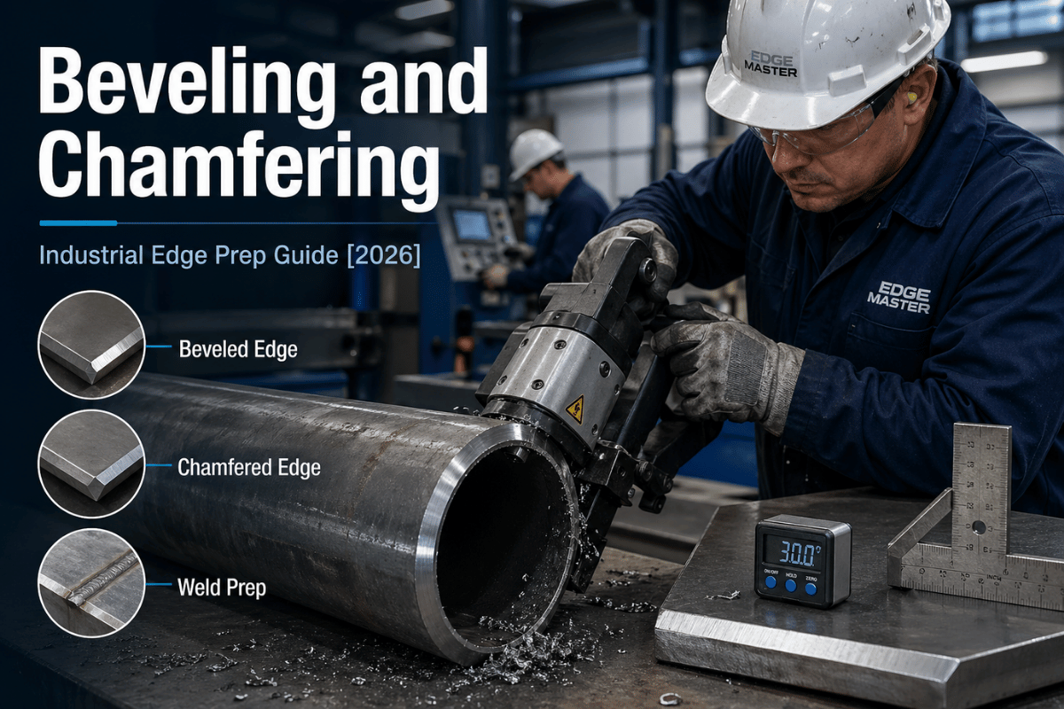 Beveling and Chamfering: Industrial Edge Prep Guide [2026]