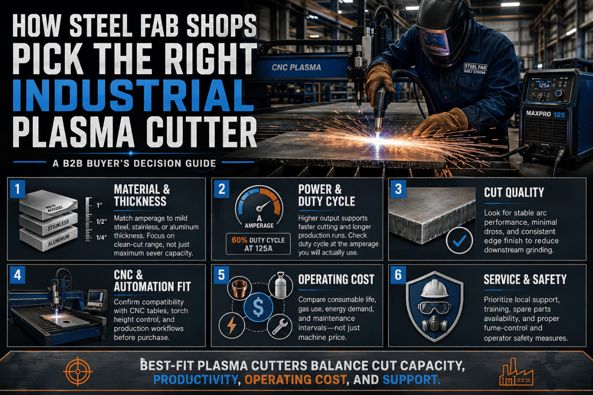 How Steel Fab Shops Pick the Right Industrial Plasma Cutter — A B2B Buyer's Decision Guide