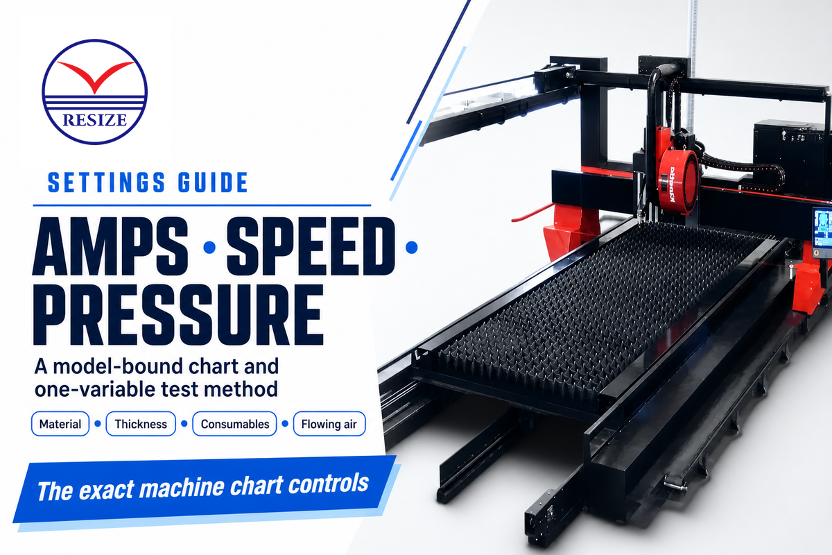 Plasma Cutter Settings Chart: 7 Variables by Thickness