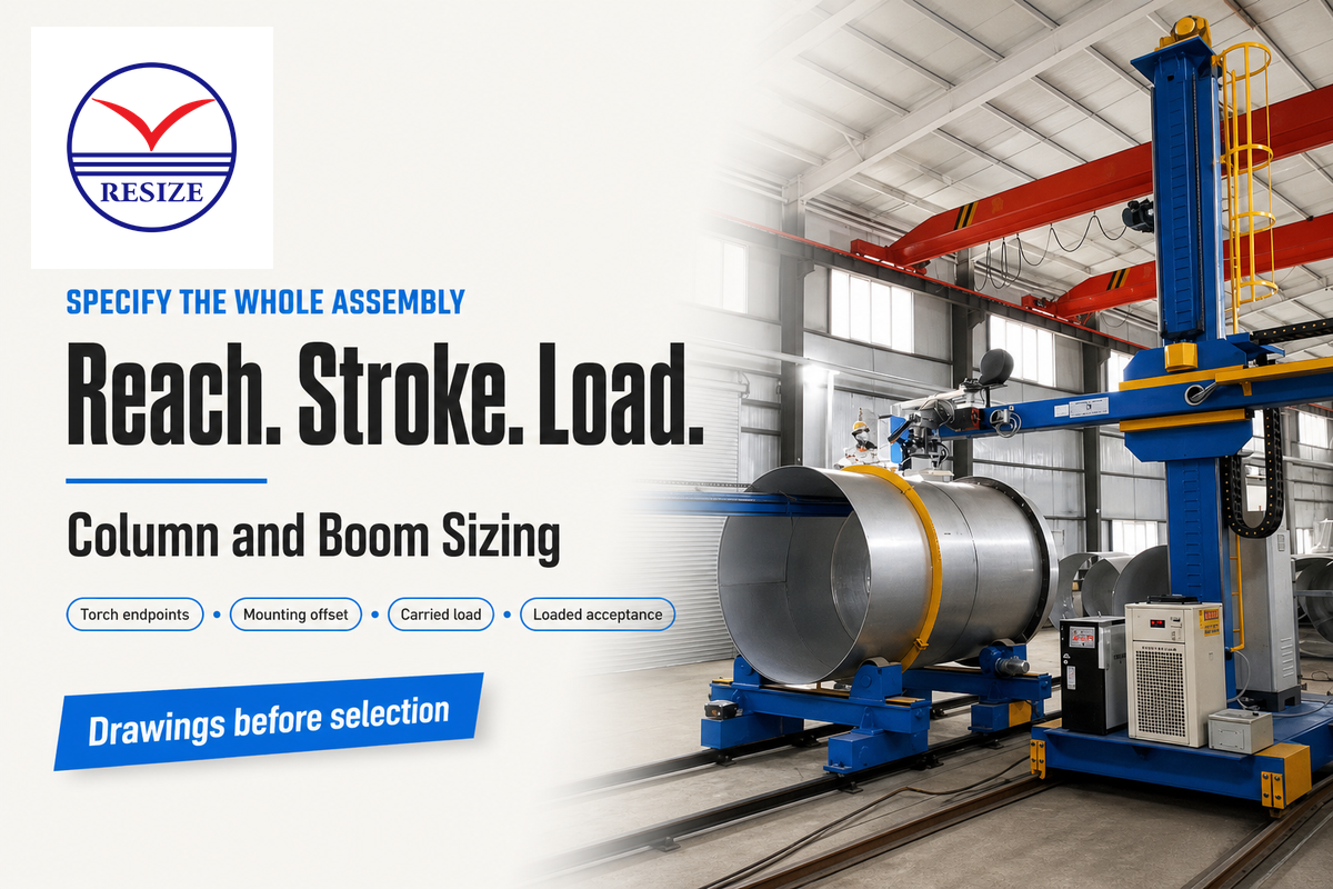 Column and Boom Welding Manipulator: 3 Sizing Checks