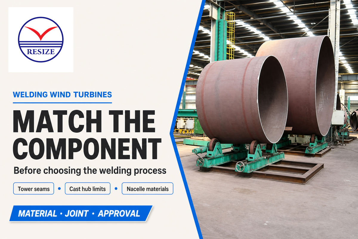 Welding Wind Turbines: Tower, Hub & Nacelle